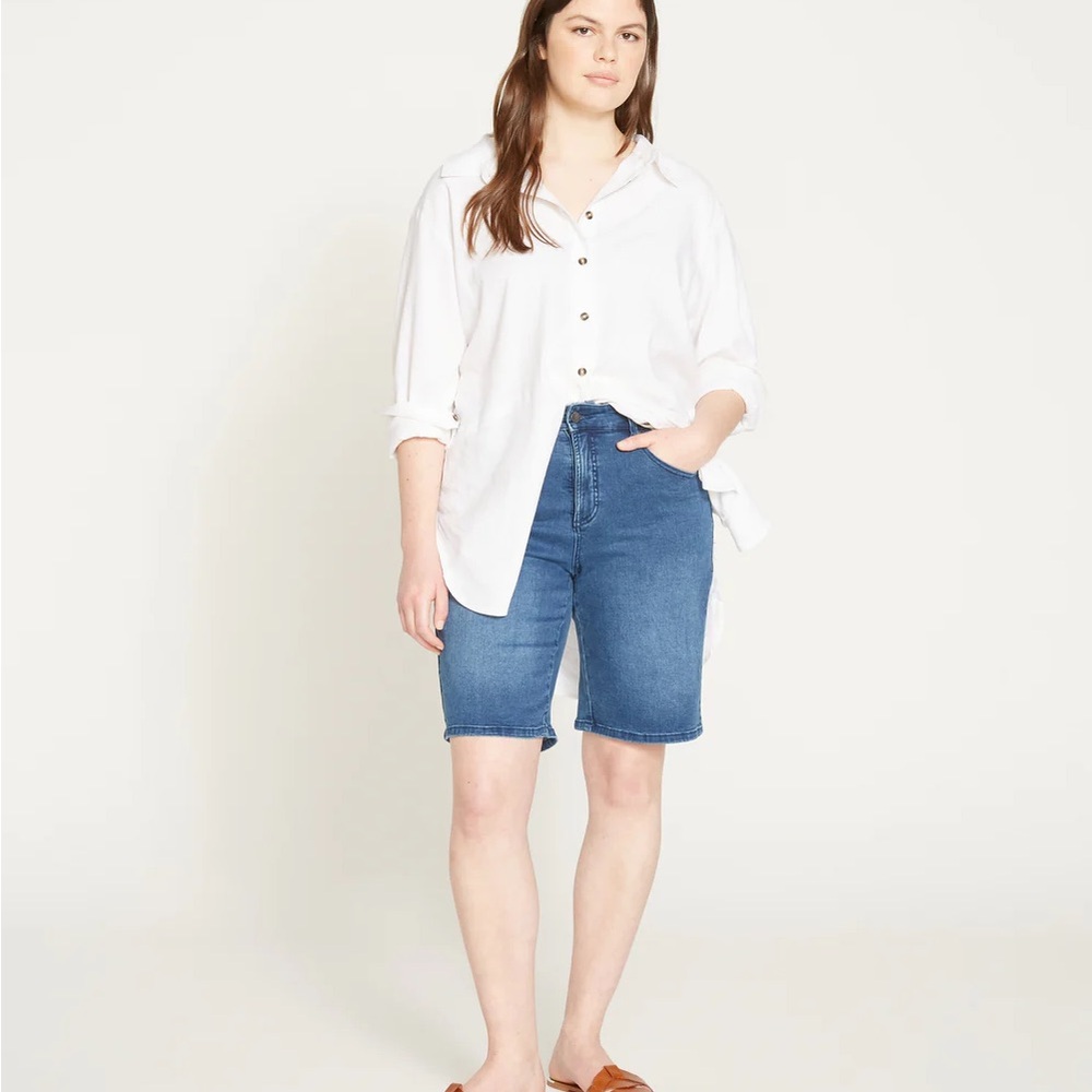 Universal Standard denim Bae Shorts